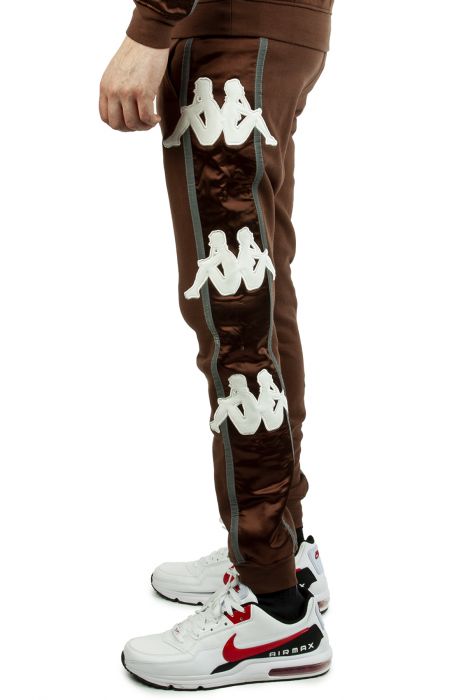 Authentic Clint Sweatpants Brown-White3Mreflective-Brown Dk