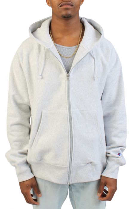 Reverse Weave Arena Full-Zip Hoodie   Silver Grey