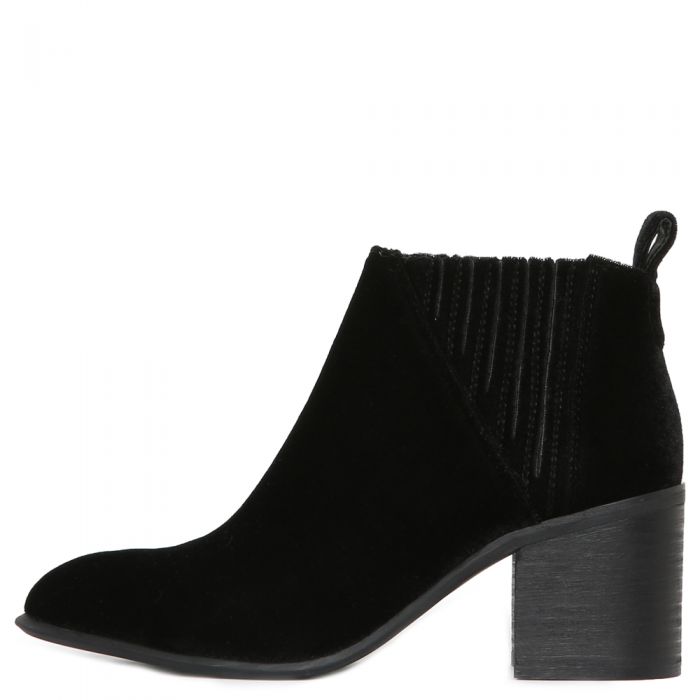 Jeffrey Campbell Viggo Black Suede Heeled Booties Black