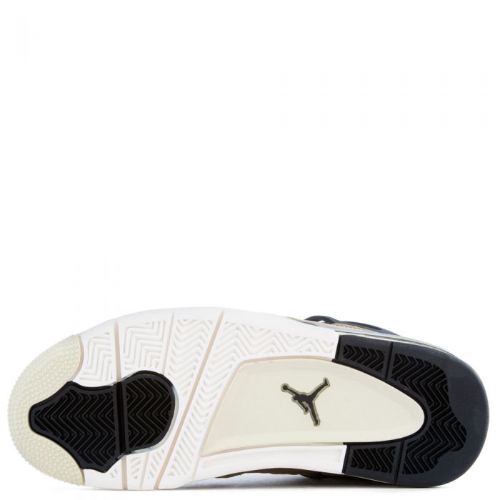 Women's Air Jordan 4 Retro Mushroom/Multi-Color-Black-Fossil