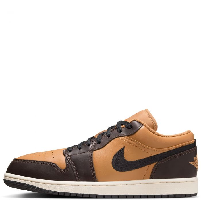 Air Jordan 1 Low SE Flax/Black-Baroque Brown-Vintage Coral