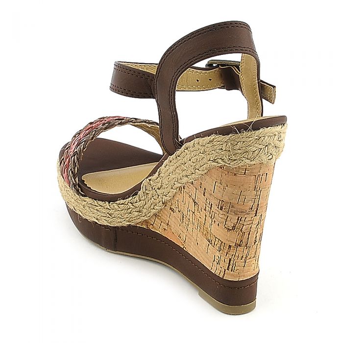 Reedy-S Wedge Sandal Brown