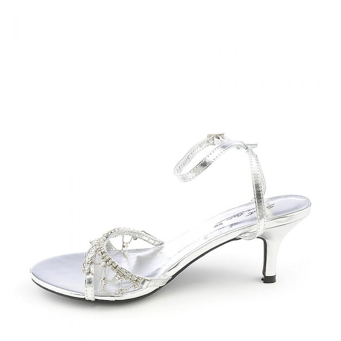 Janee-08 Slingback Dress Shoe Silver