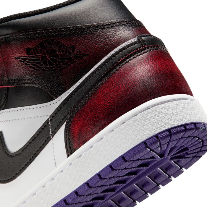 Air Jordan 1 Mid SE True Red/Black-White-Court Purple