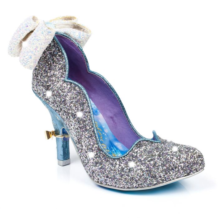 irregular choice silver shoes