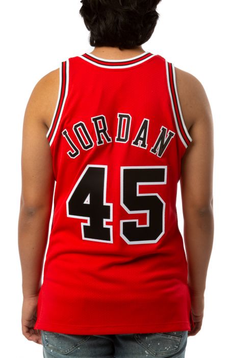 Chicago Bulls Michael Jordan 1994-95 Authentic Jersey Scarlet