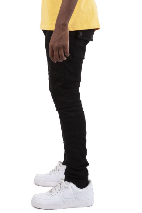 Benjamin Cargo Jeans Jet Black