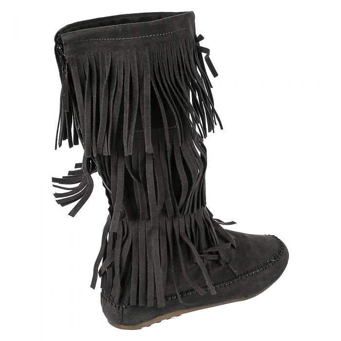 Fringe Pocket Boot Cherokee-03 grey grey