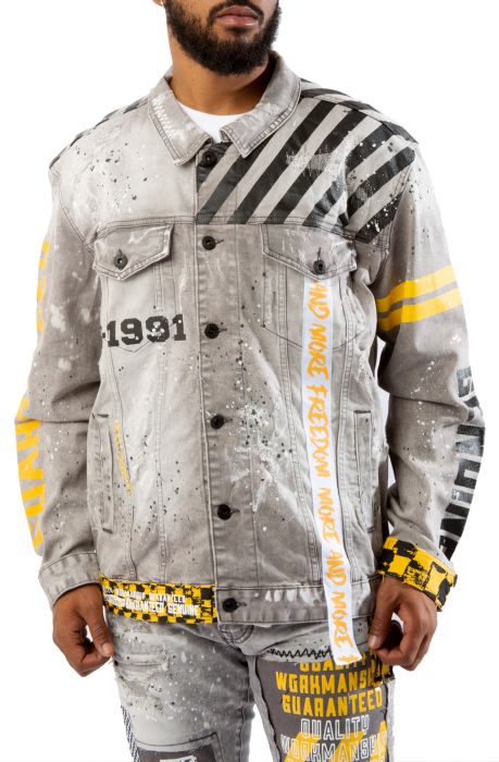 Caveat Denim Jacket Grey