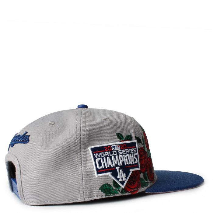 Pro Standard MLB Los Angeles Dodgers 2020 WS Roses Snapback Hat w