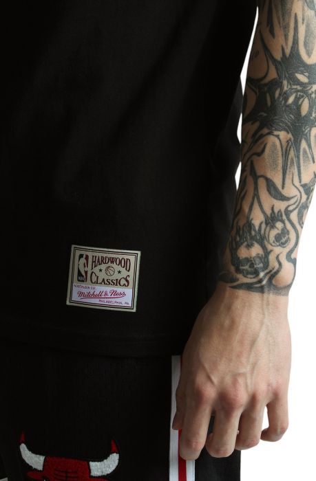 NBA Chicago Bulls Hyper Type T-Shirt  Black