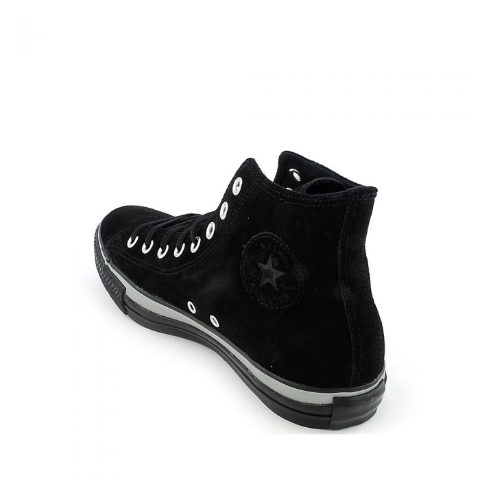 Mens All Star Leather Hi BLACK