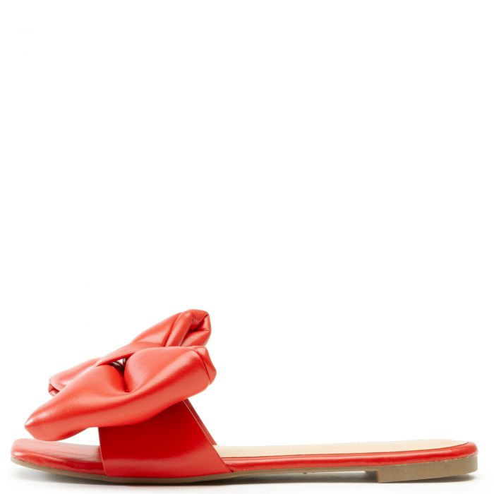 J P ORIGINAL Buzz-44 Puffy Bow Slide JPM BUZZ-44-REDSPU - Shiekh