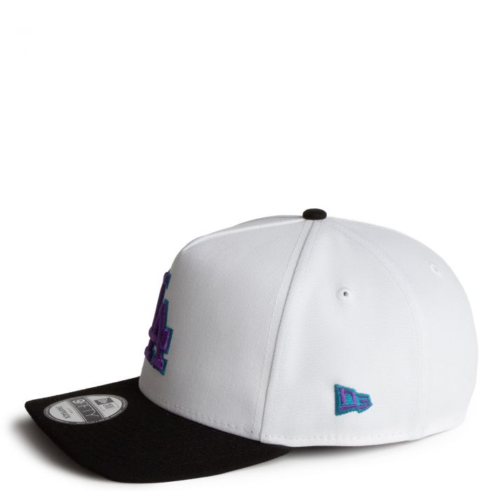 MLB Los Angeles Dodgers 9FIFTY A-Frame Snapback  Off-white/Grape