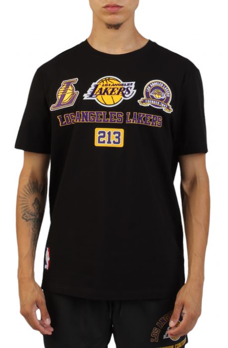 Lakers Area Code T-Shirt  Black