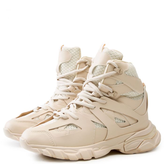Liftoff-1 High Top Sneaker Beige