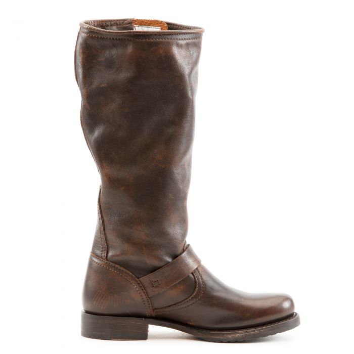 Frye for Women: Veronica Slouch Dark Brown Tall Boot Brown