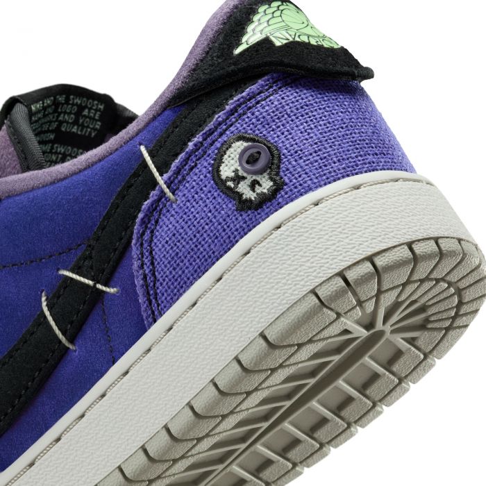 (GS) Zion Williamson x Air Jordan 1 Retro Low OG Voodoo Alternate Regency Purple/Vapor Green-Black