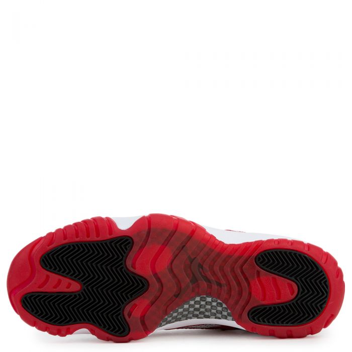 MEN'S JORDAN 11 RETRO LOW INTERNATIONAL EXCLUSIVE WHITE/GYM RED-BLACK