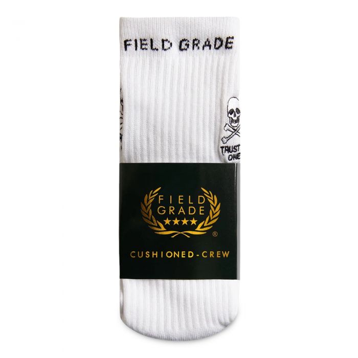 TRUST NO ONE MULTI PACK CUSHIONED CREW white Back