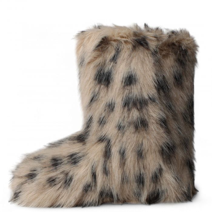 Melanie-21 Fur Boot  Multi color