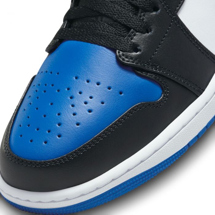 Air Jordan 1 Low White/Royal Blue-Black-White