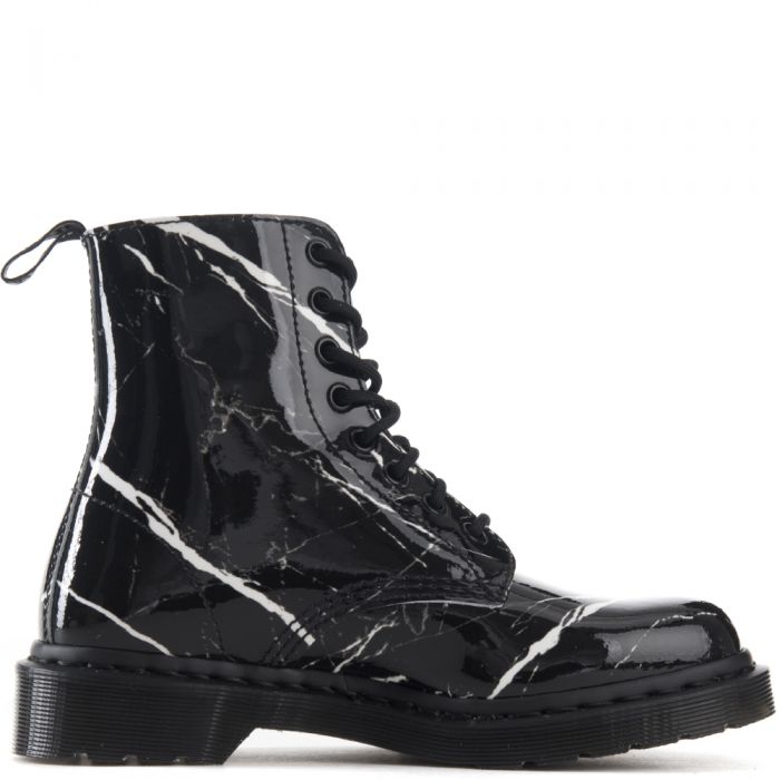 DR. MARTENS for Women Pascal Black Marble Boots R21442071 Shiekh