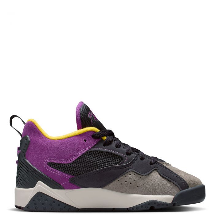 Grade-School Air Jordan MVP 92 Oil Grey/Viotech-Cave Stone-Dark Sulfur
