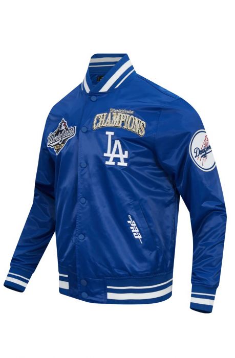MLB LOS ANGELES DODGERS MLB WORLD SERIES 2025 PRO SATIN JACKET  Dodger Blue