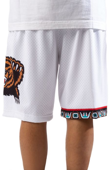 Vancouver Grizzlies Swingman Shorts White