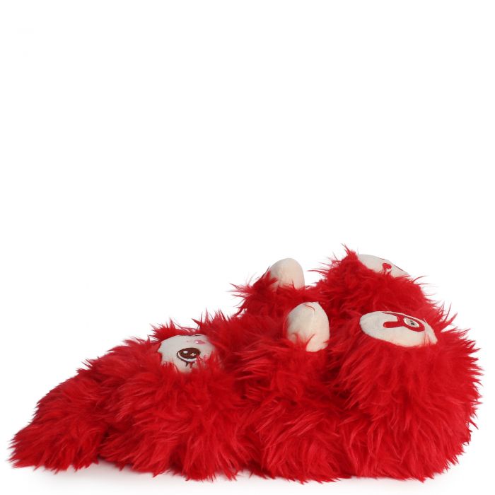 Doll Fuzzy Slippers  Red