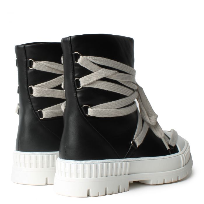 Richie-1 Tie Up Boot Sneaker  Black