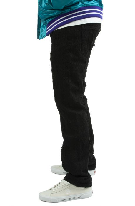 Hopper Shredded Jeans Jet Black