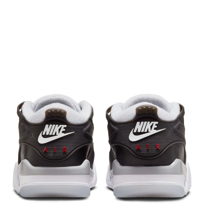 Grade-School Jordan 4 Rm Black/Fire Red-Wolf Grey-White