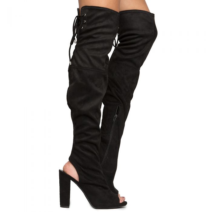 Womens Truffle-S Knee High Boot Black