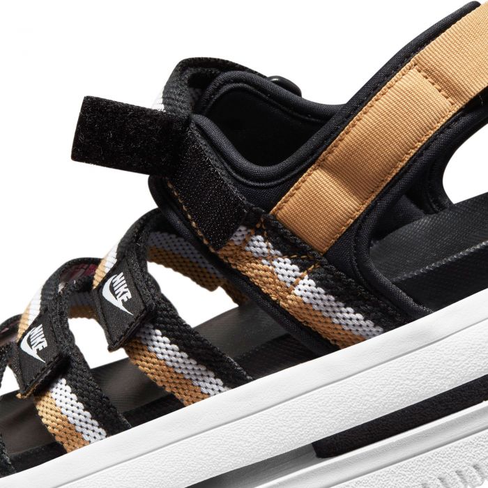 Icon Classic Sandals Black/White-Metallic Gold-White
