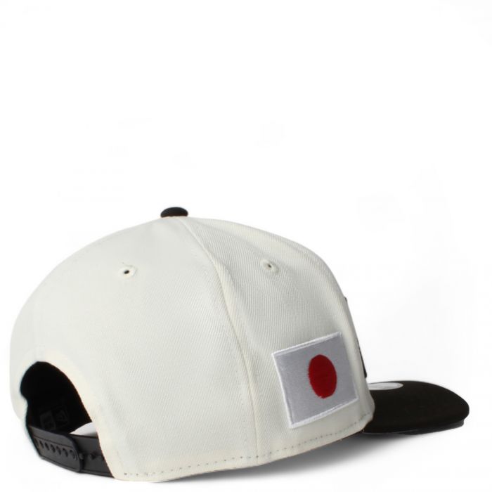 Los Angeles Dodgers Japanese Writing 9FIFTY Snapback Hat Black/White