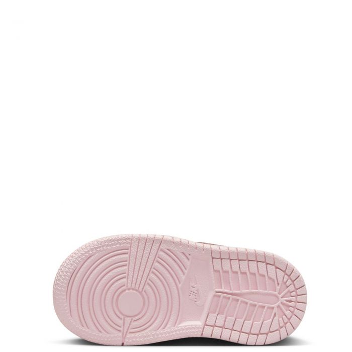 Toddler Jordan 1 Mid White/Pink Foam