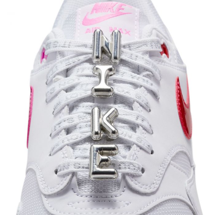 Air Max 1 Premium White/University Red-Playful Pink