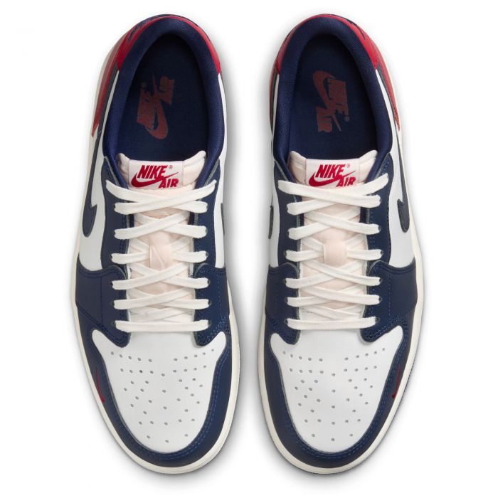 Air Jordan 1 Retro Low Summit White/Gym Red-Midnight Navy