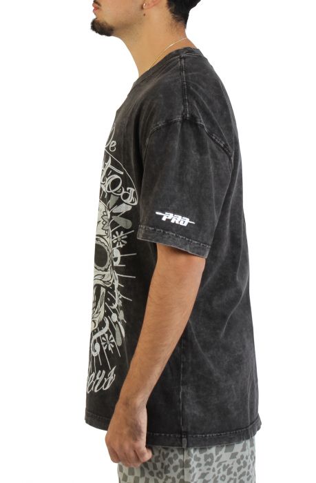 Las Vegas Raiders Dia De Muertos T-Shirt  Washed Black