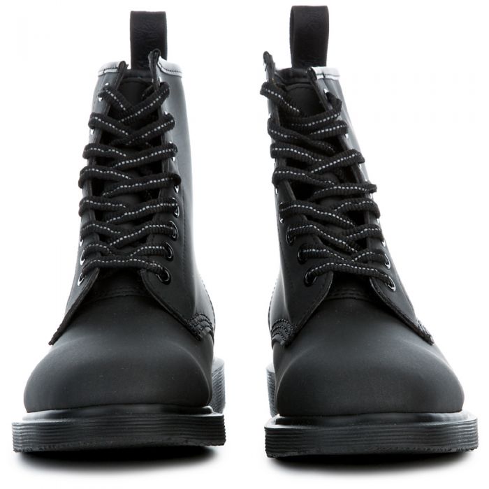 Men's Whiton Black Reflective Boot | Shiekh Shoes