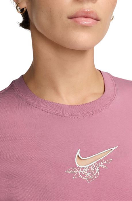 Sportswear Chill Knit Slim Cropped T-Shirt Elemental Pink