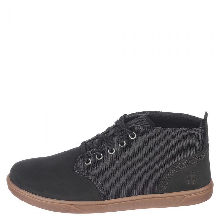Timberland Groveton Junior S Black Casual Lace Up Sneakers