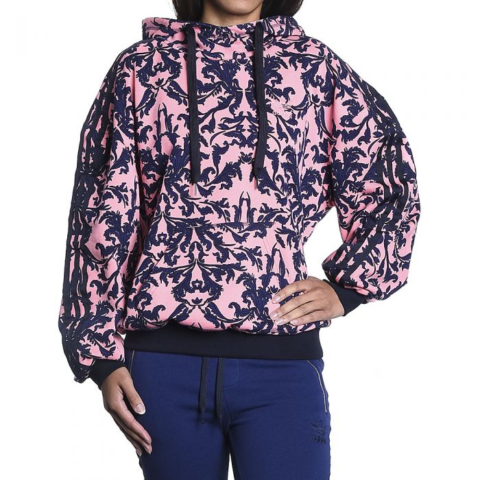 Pink / Navy Women's Baroque Hoodie