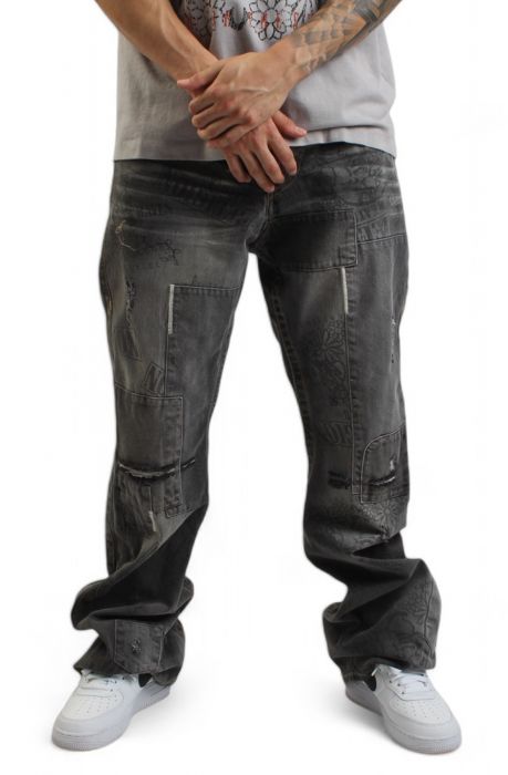Chief Keef BW x TR Joey Stacked Jeans