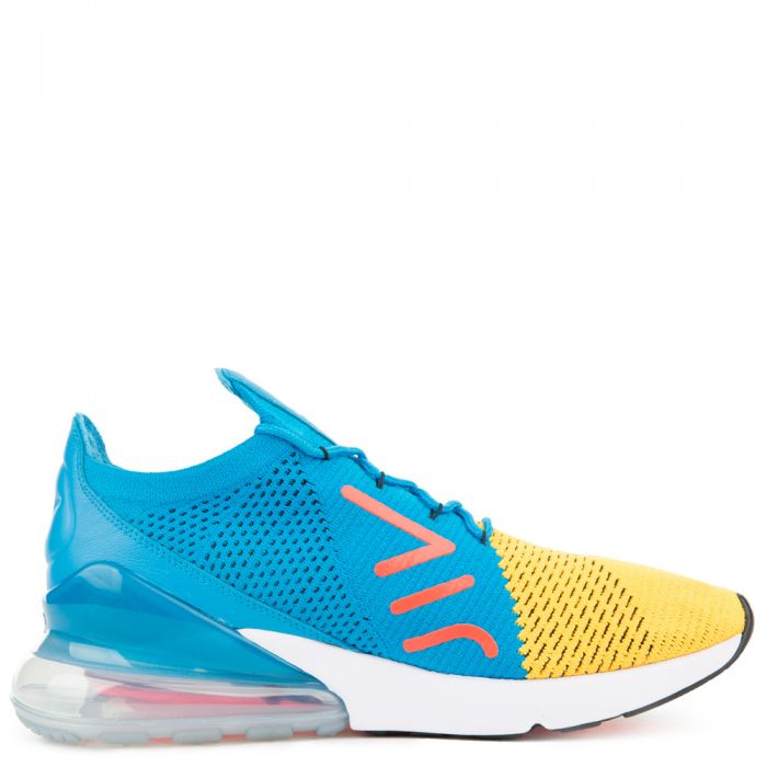 Air max 270 flyknit laser discount orange blue orbit