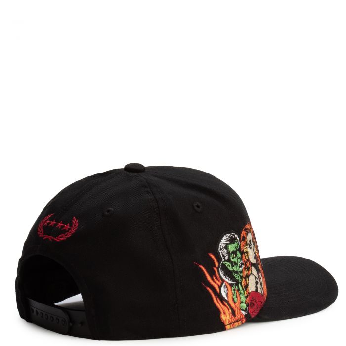 Love Fearlessly Twill Trucker Hat  Black