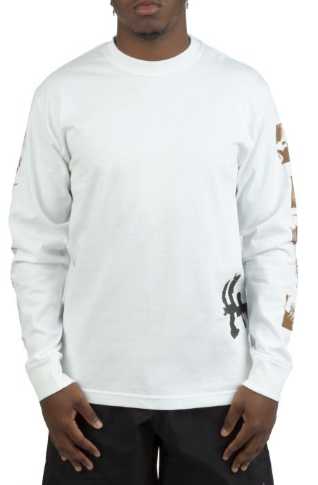 Outer Limits Long Sleeve Tee White