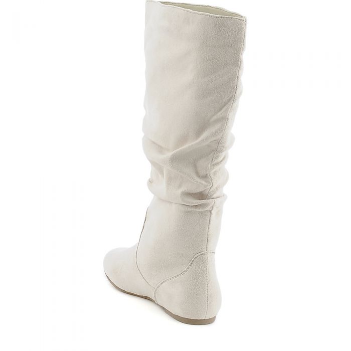 Women's Flat Mid-Calf Boot Kalisa-04 Pearl